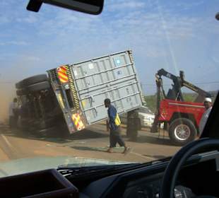 LKW Bergung in Afrika