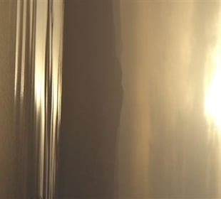 Sonnenuntergang am Toten Meer im März