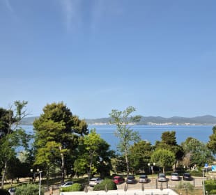 Aussicht vom Balkon Hotel Kolovare
