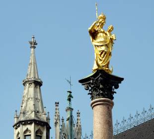Mariensäule vor dem Neuen Rathaus