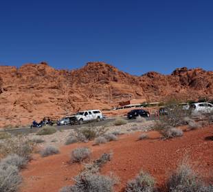 Im Valley of Fire unterwegs
