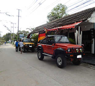 Vor der Dschungel-Safari
