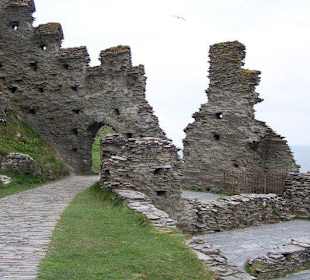 Tintagel Castle in Cornwall