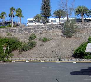 Blick vom Parkplatz des Annexo auf die Promenade