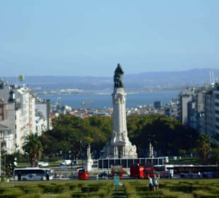 Blick vom Eduardo VII Park