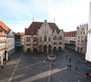 Blick vom MUseum auf den Marktplatz