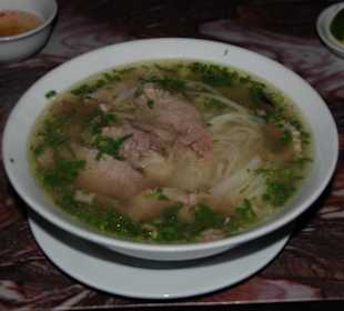 Die leckere Pho Suppe