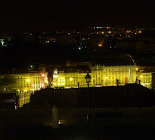 Praça dos Restauradores von Bairro Alto gesehen