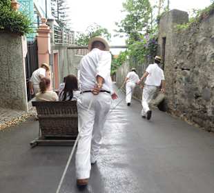 Korbschlitten in Monte/ Funchal