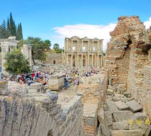 Blick auf die Bilbliothek