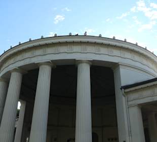 Beim Elisenbrunnen in Aachen