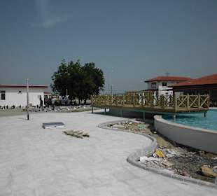 Es dauert noch ein bißchen bis alles fertig ist