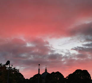 Berliner Dom im Abendrot
