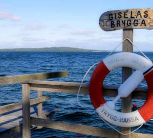 "Giselas Badebrücke" Insel Hanö, Südschweden.