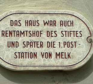 Infotafel für alte Poststation