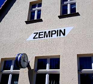 Ankunft Bahnhof Zempin (UBB)
