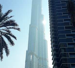 Blick vom Burj Vista auf den Burj Khalifa
