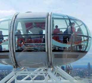 Die Gondel - Platz für ca. 25 Personen