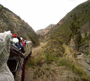 Scenery on the train tour to devil's nose