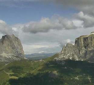 Blick auf das Sellajoch
