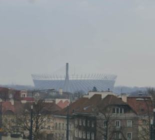 Blick voSchlossplatz zum Nationalstadion
