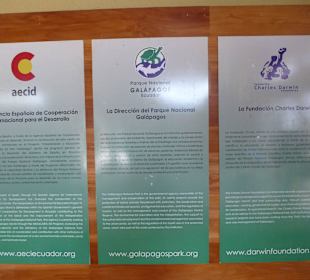 In der Station viele Erklärungen