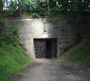 Wjazd do tunelu od strony zachodniej.