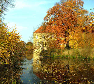 Burg Lüdinghausen im Herbstlicht