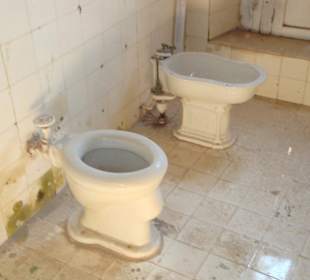 Toiletten auf der Hacienda