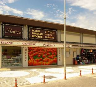 Kumköy Einkaufs-Bazarbereich