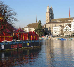 Romantikkulisse Zürich im Winter