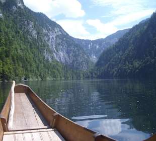 Fahrt auf dem Toplitzsee