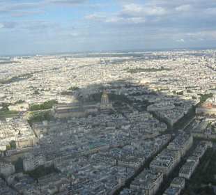 Vista dalla torre Eiffel