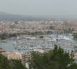 Blick auf Palma vom Castell de Bellver