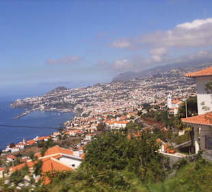Blick vom Bus auf Funcal