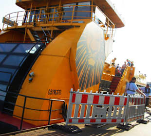 Stage von hinten
