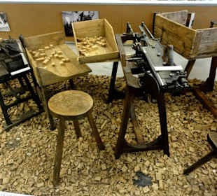 Werkstatt eines Korkenmachers