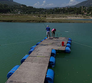 Fischen in Green Canyon