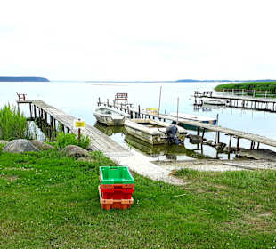 Blick auf die Gnitz vom Hafen Neeberg aus