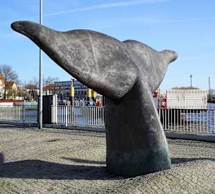 Im März an der Vegesacker Weserpromenade
