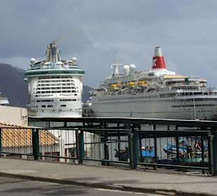 Kreuzfahrtschiffe im Hafen von Funchal