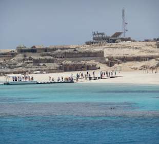 Ankern vor der Insel