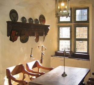 Der große Essplatz.