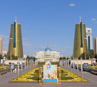 Nurzhol Boulevard in Astana