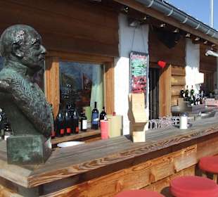 Terrassenbar der Berghütte El Paradiso, Randolins