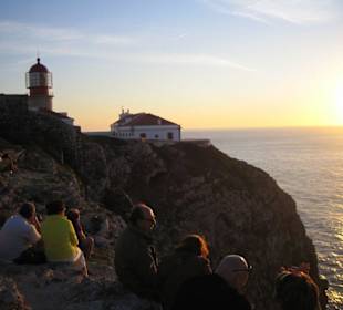 Der Leuchtturm am Cabo de Sao Vicente