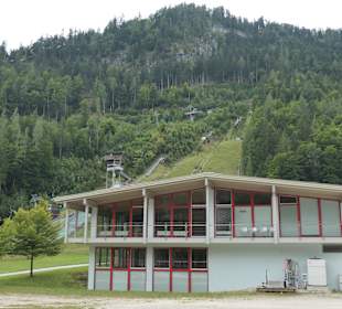 Besuch im Biathlon-Stadion von Ruhpolding