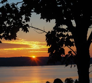 Sonnenuntergang am Bodensee