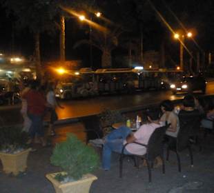 Kos Stadt Bahn mit der man Rundfahrt machen kann