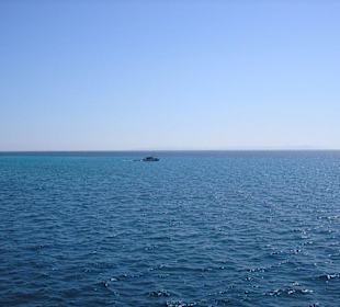 Fischerboot vor den Giftun Inseln